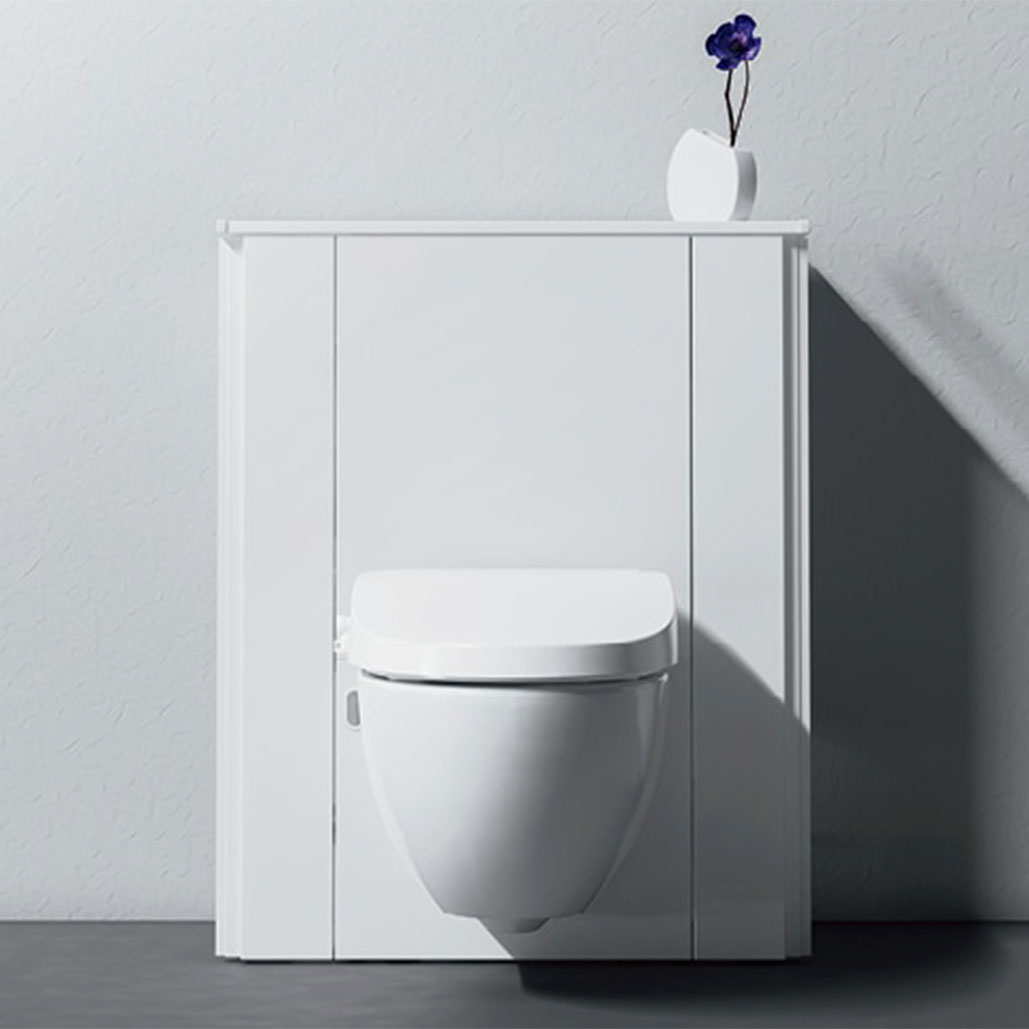 門真市のトイレリフォームで人気のLIXILフロートトイレ
