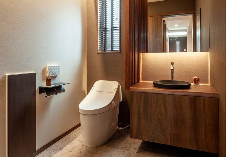 吹田市で多く取り入れられている和モダントイレへリフォーム！