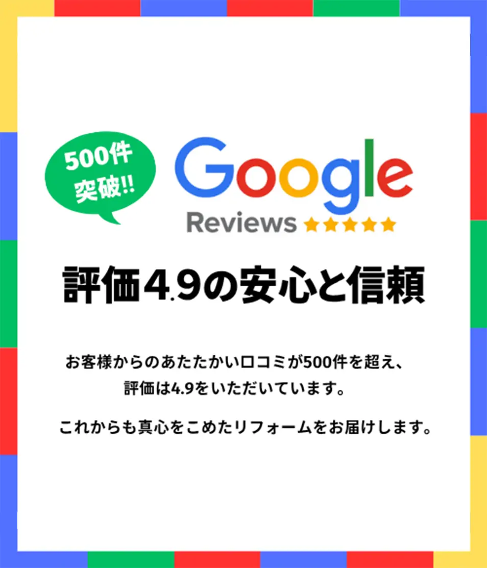 大阪・兵庫・京都などの関西エリアの水回り（浴室・キッチン・トイレ・洗面所）リフォームに選ばれてきました！